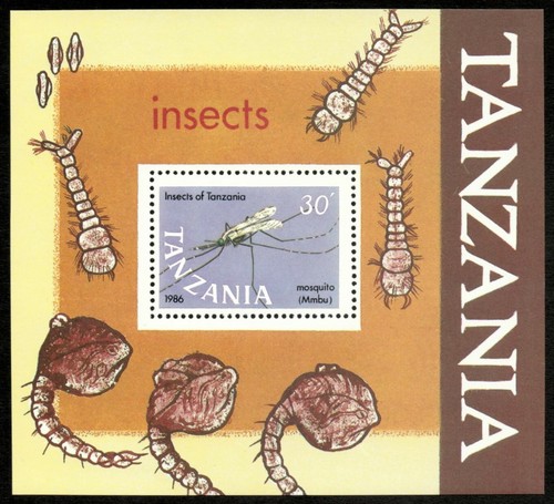 Tanzania 1987 insetti - tanzania,